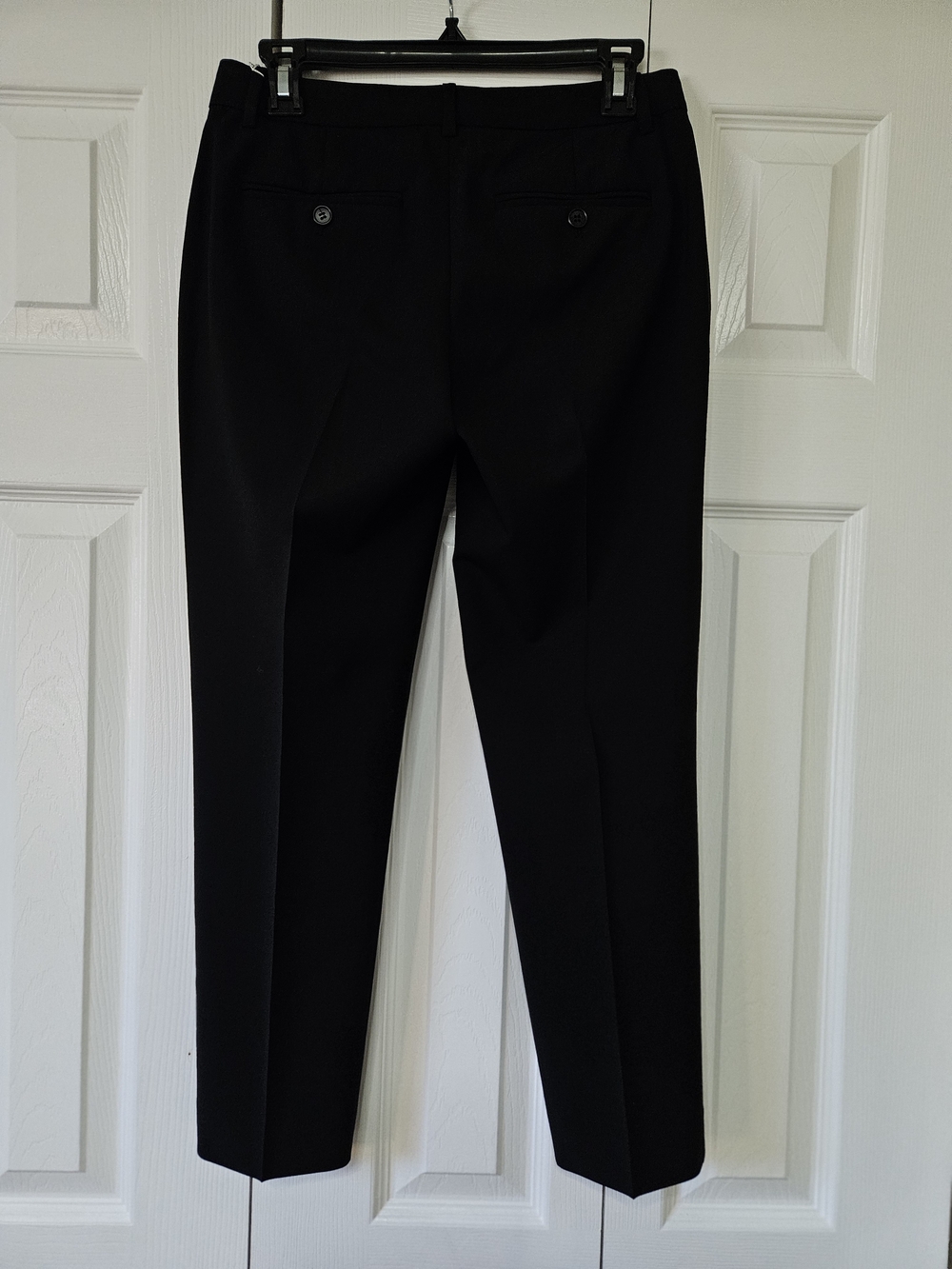 Theory Black Dress Pants with Subtle Waistband Detail - Picture 2 of 5